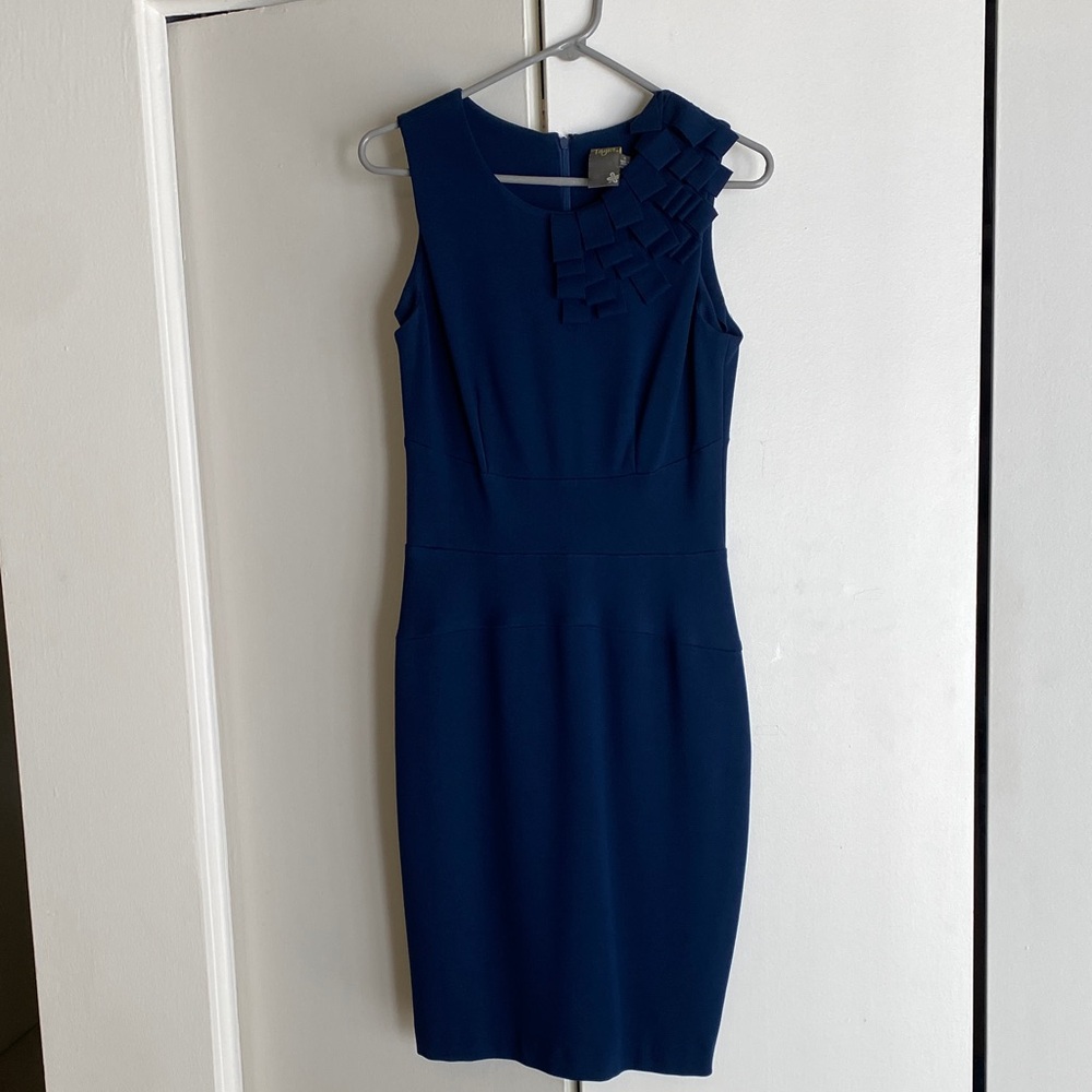 Navy Sleeveless Dress by Taylor